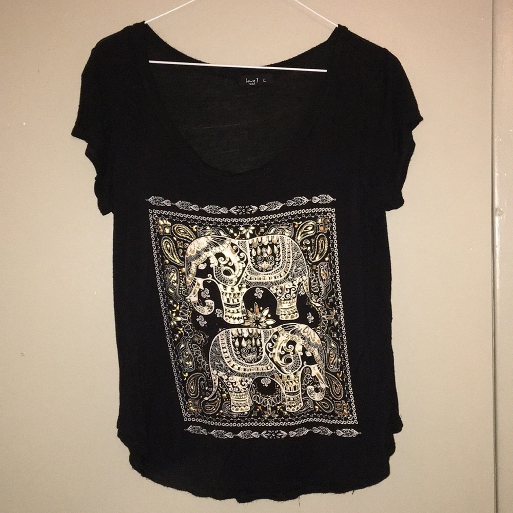 Black super soft tee